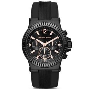 Black Michael Kors watch- oversized Dylan
